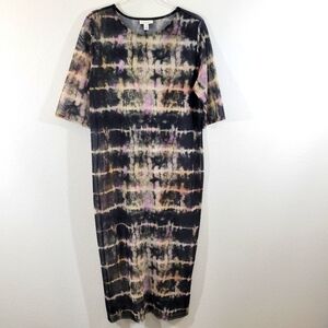 Topshop | Dresses | Topshop Long Sleeve Overlay Ribbed Maxi Dress | Poshmark
